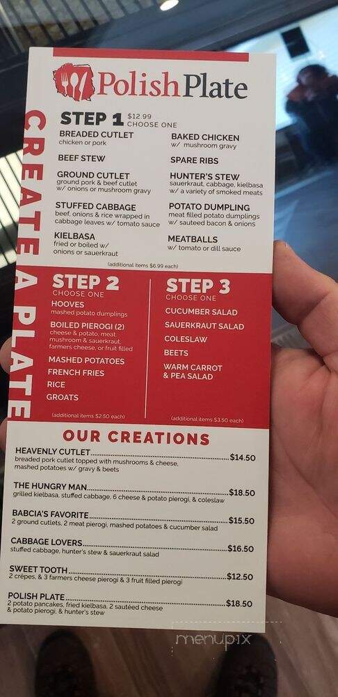 PolishPlate - Southington, CT menu_pic