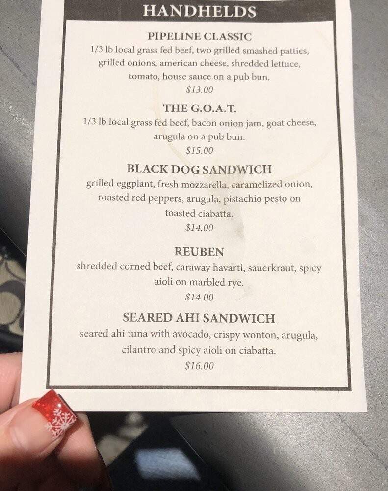 Pipeline Craft Taps & Kitchen - Mount Shasta, CA menu_pic
