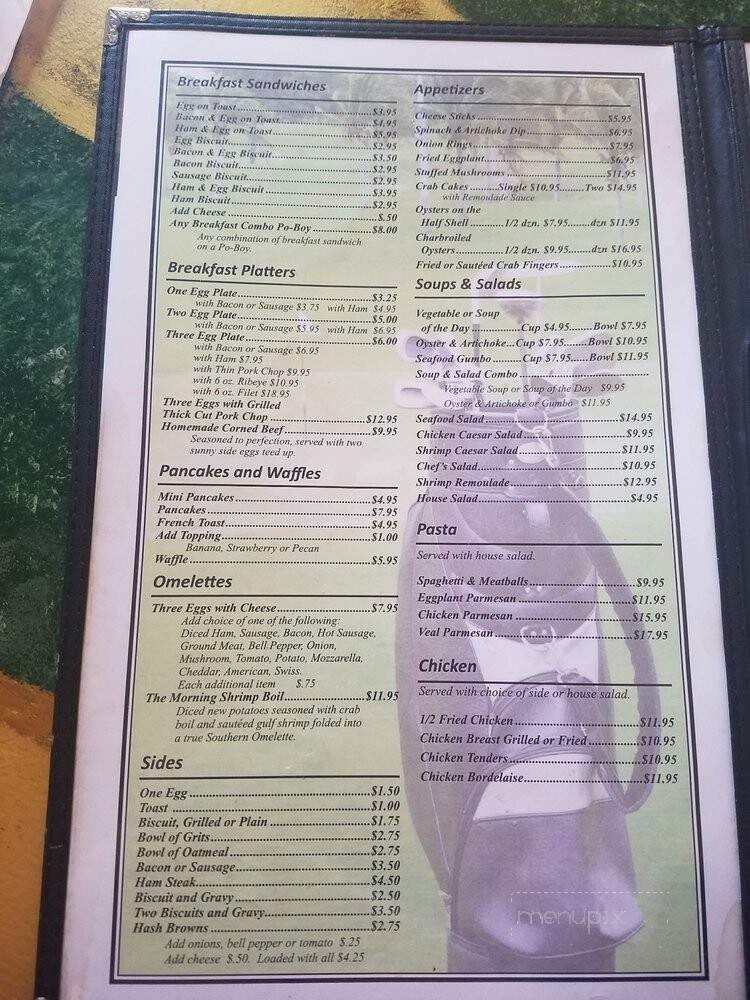 Par 3 Restaurant & Lounge - Chalmette, LA menu_pic