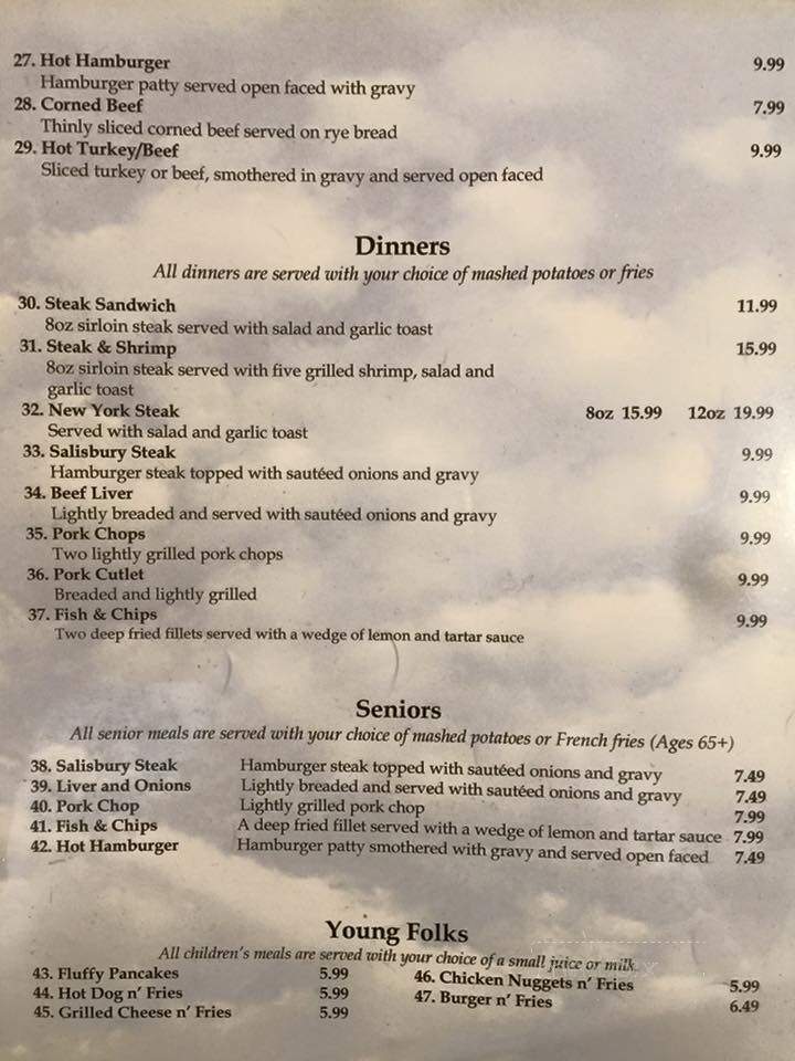 Clark's Restaurant - Sherwood Park, AB menu_pic