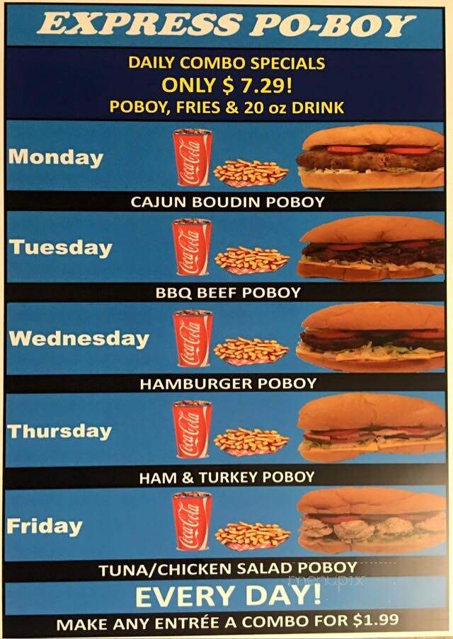 Shop-N-Bag - Houma, LA menu_pic