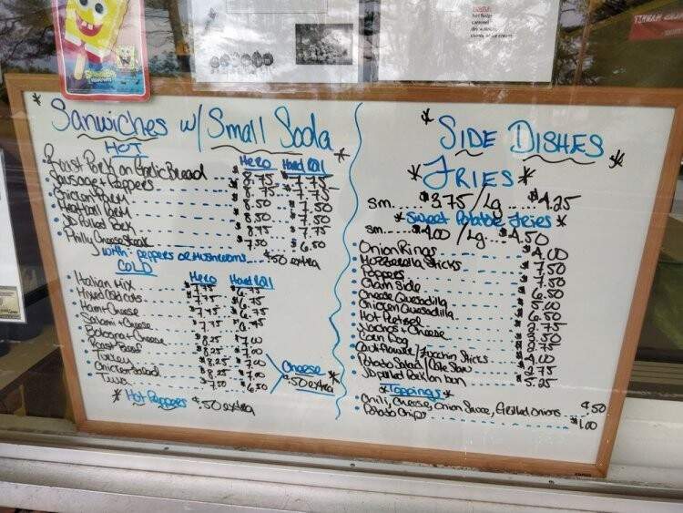 Candy Cone - White Lake, NY menu_pic