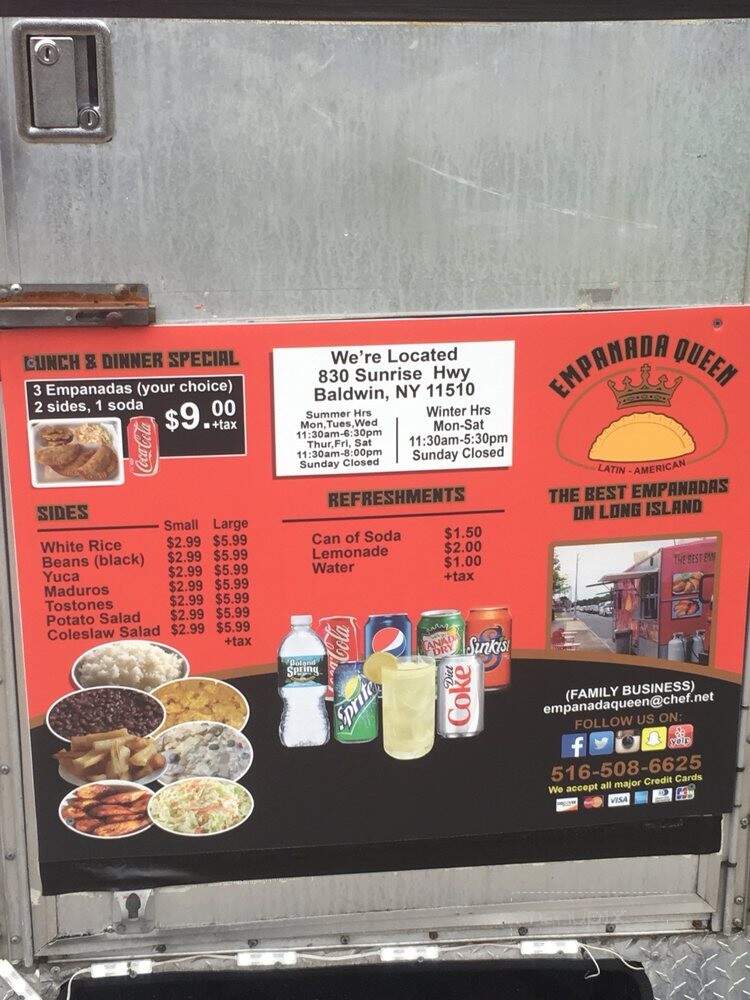 Empanada Queen - Baldwin, NY menu_pic