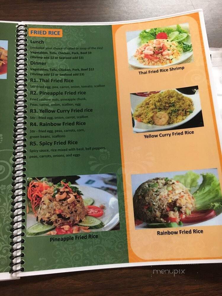 Rassame's Thai Cuisine - Greensburg, PA menu_pic