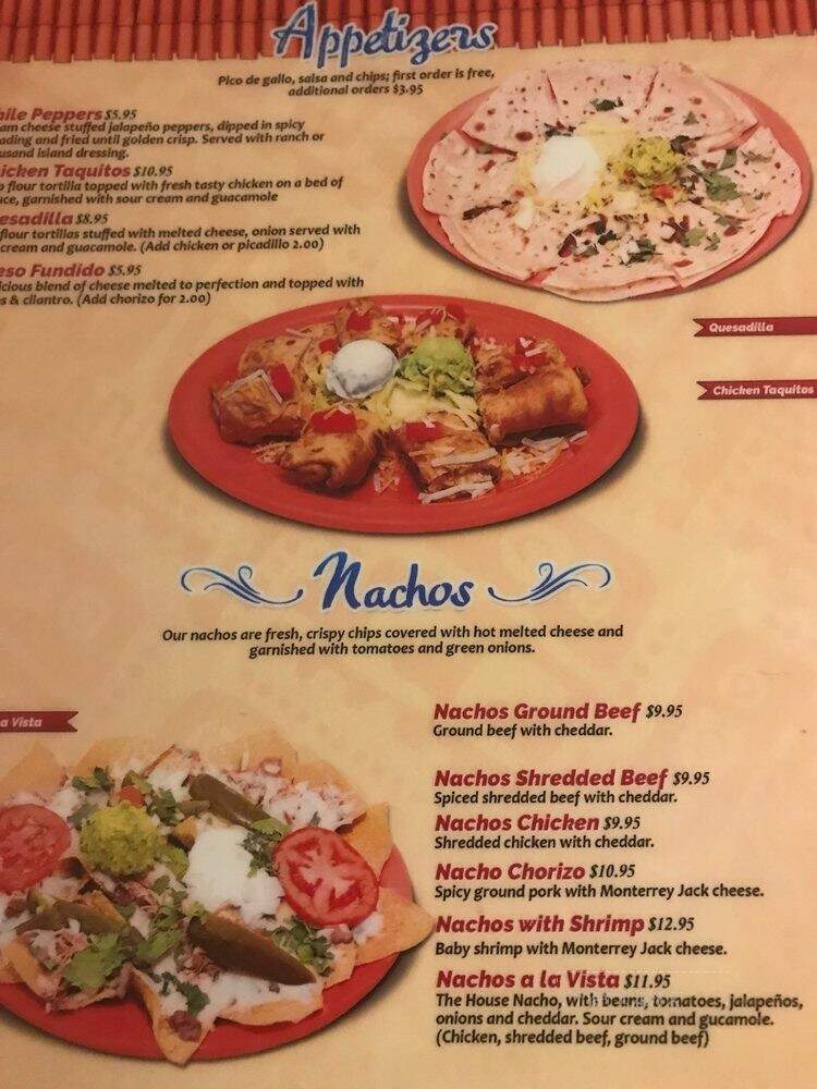 Chula Vista Mexican Restaurant - Salem, OR menu_pic