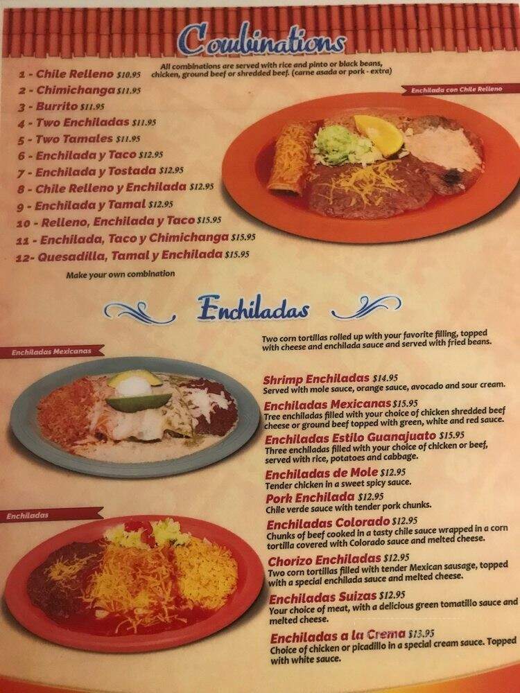 Chula Vista Mexican Restaurant - Salem, OR menu_pic