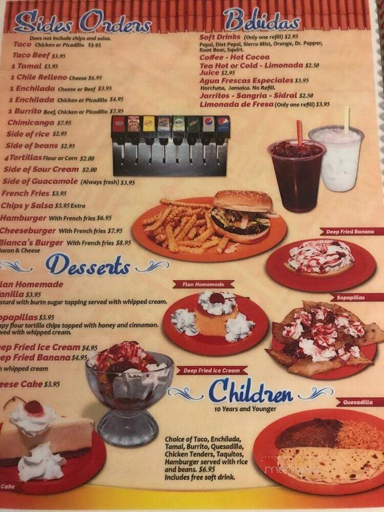 Chula Vista Mexican Restaurant - Salem, OR menu_pic