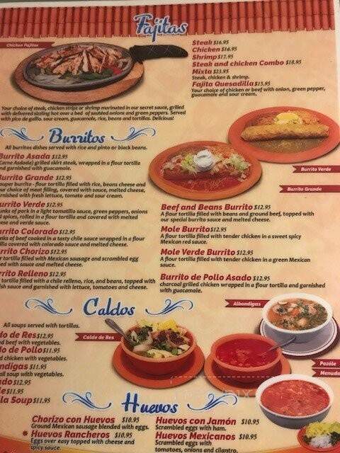 Chula Vista Mexican Restaurant - Salem, OR menu_pic