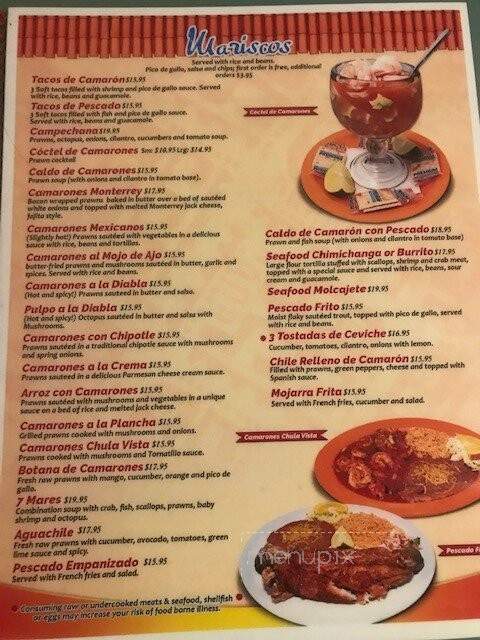 Chula Vista Mexican Restaurant - Salem, OR menu_pic