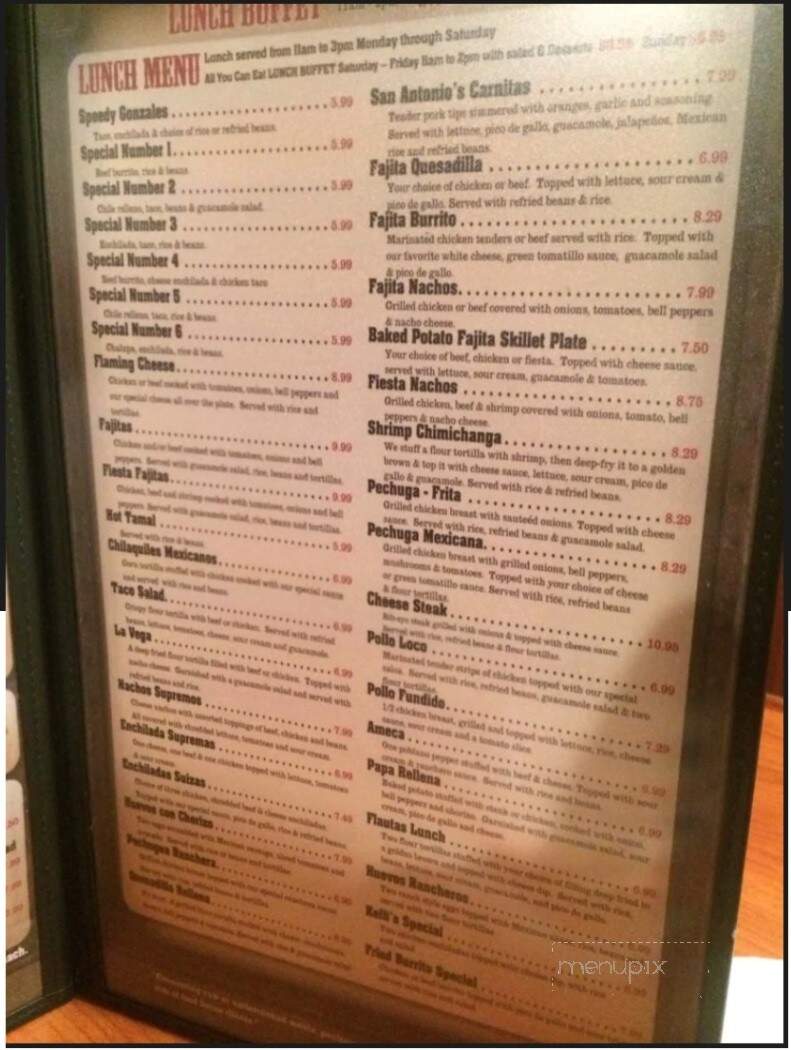 Margaritas Mexican Grill - Scottsboro, AL menu_pic