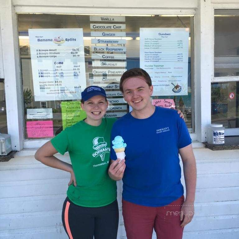Dorman's Dairy Dream - Thomaston, ME menu_pic