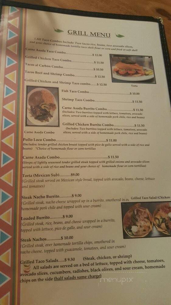 La Familia Prado - Torrington, WY menu_pic