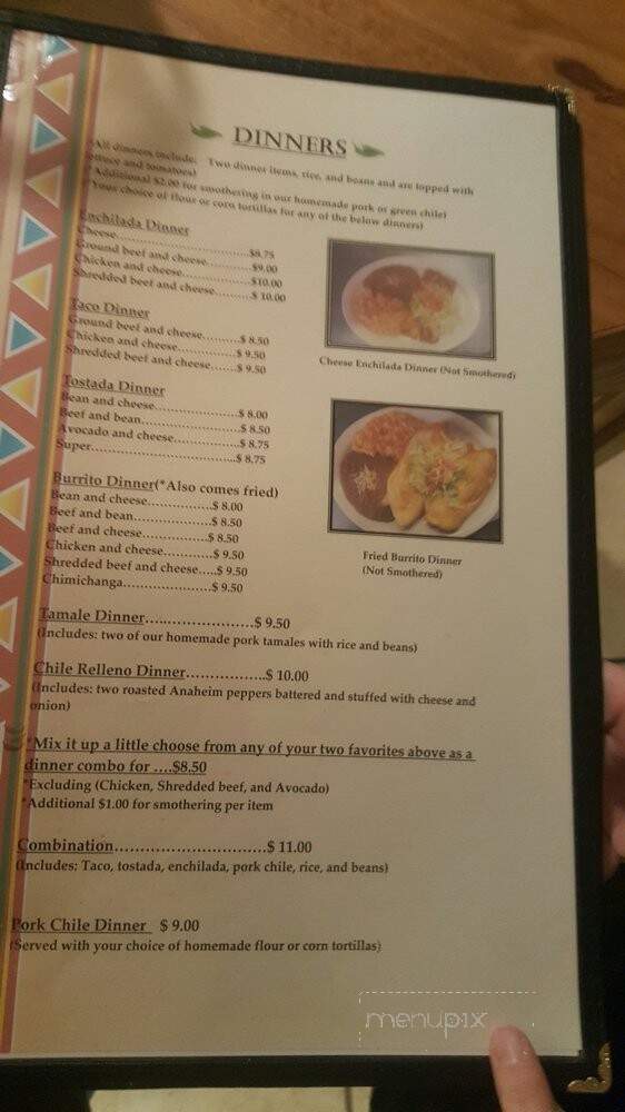 La Familia Prado - Torrington, WY menu_pic
