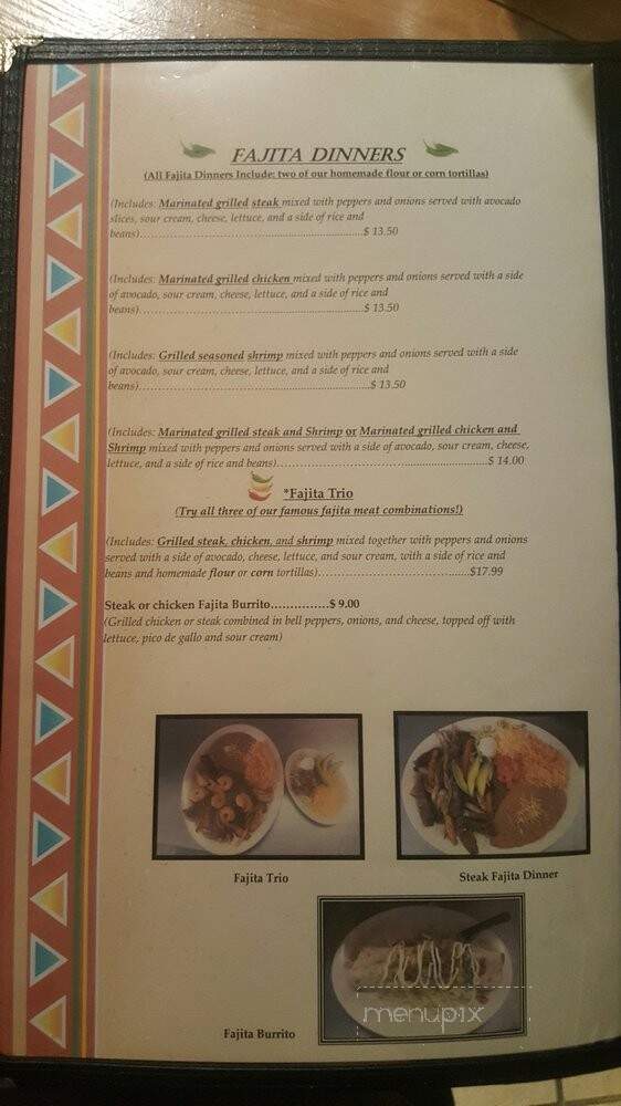 La Familia Prado - Torrington, WY menu_pic
