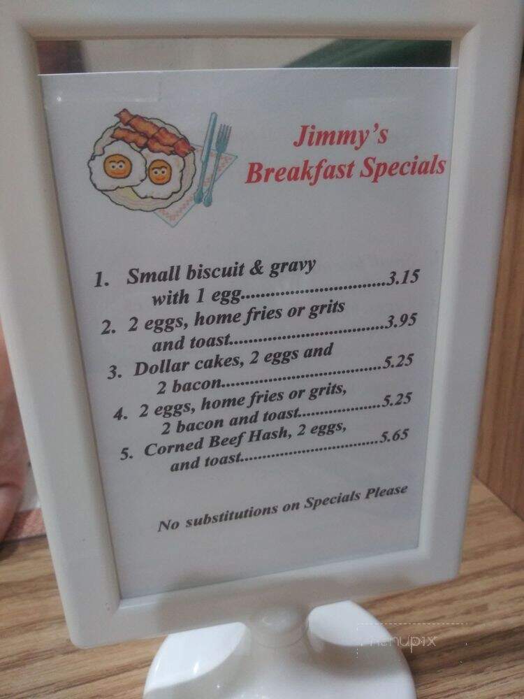 Jimmy's Boulevard Restaurant - New Port Richey, FL menu_pic