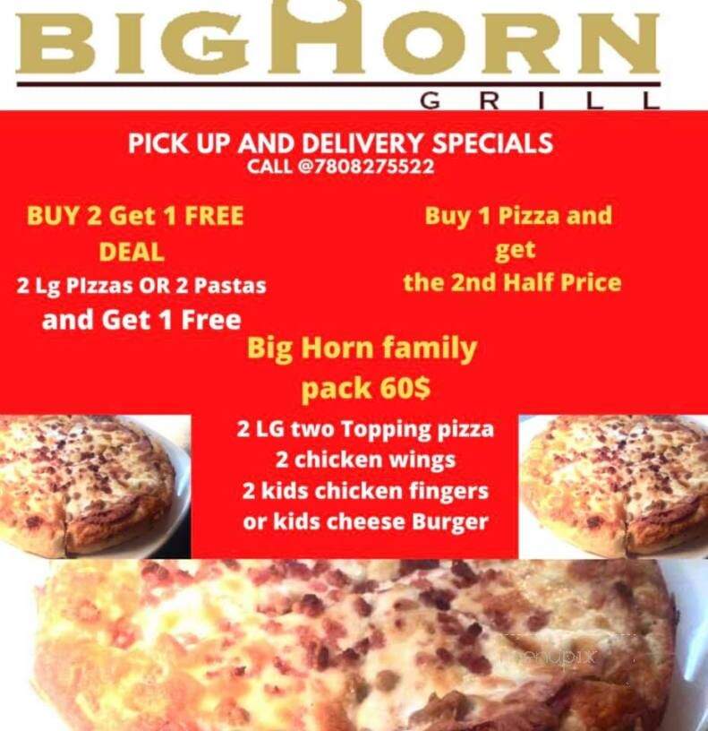 Big Horn Dining Lounge & Pizza - Grande Cache, AB