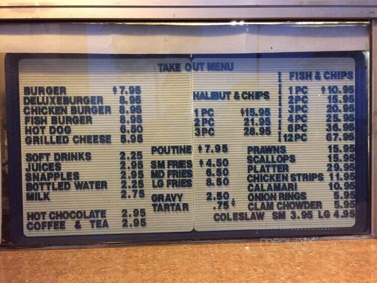 Coney Island Seafood - White Rock, BC menu_pic