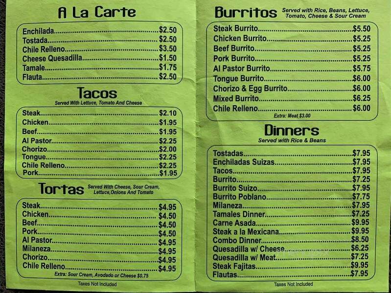 Super Burrito - Crete, IL menu_pic