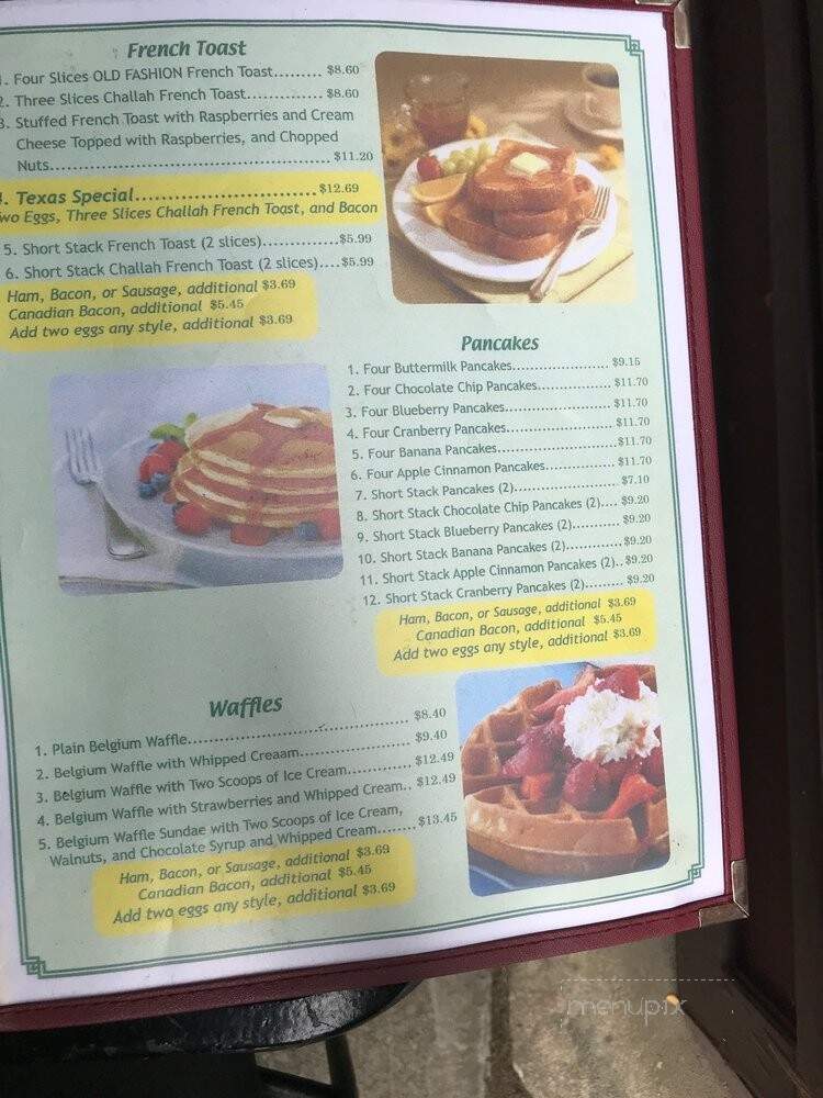 Egg & I - Hyannis, MA menu_pic