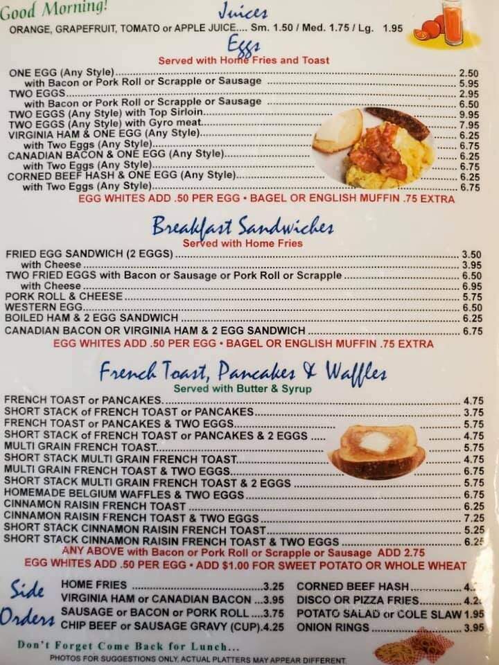 Lacey Diner - Forked River, NJ menu_pic