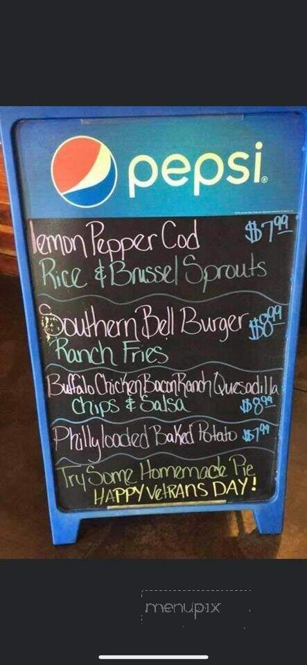 Jeri's Cafe - Clay, KY menu_pic