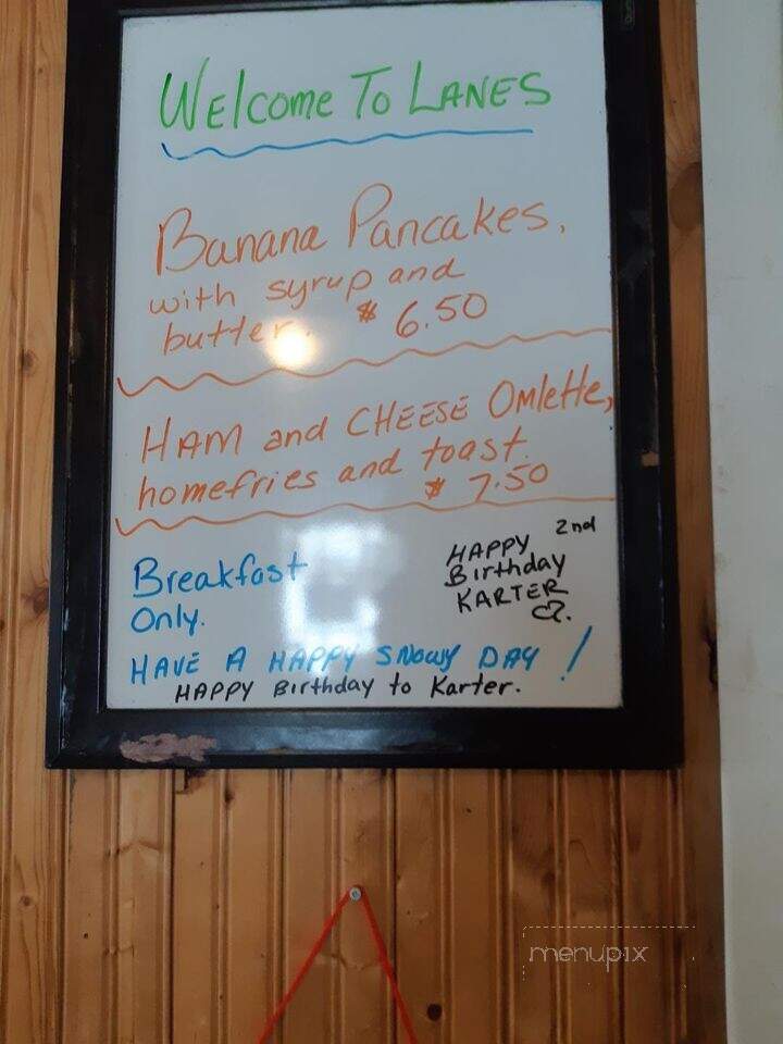 Lanes Family Restaurant - Fort Erie, ON menu_pic