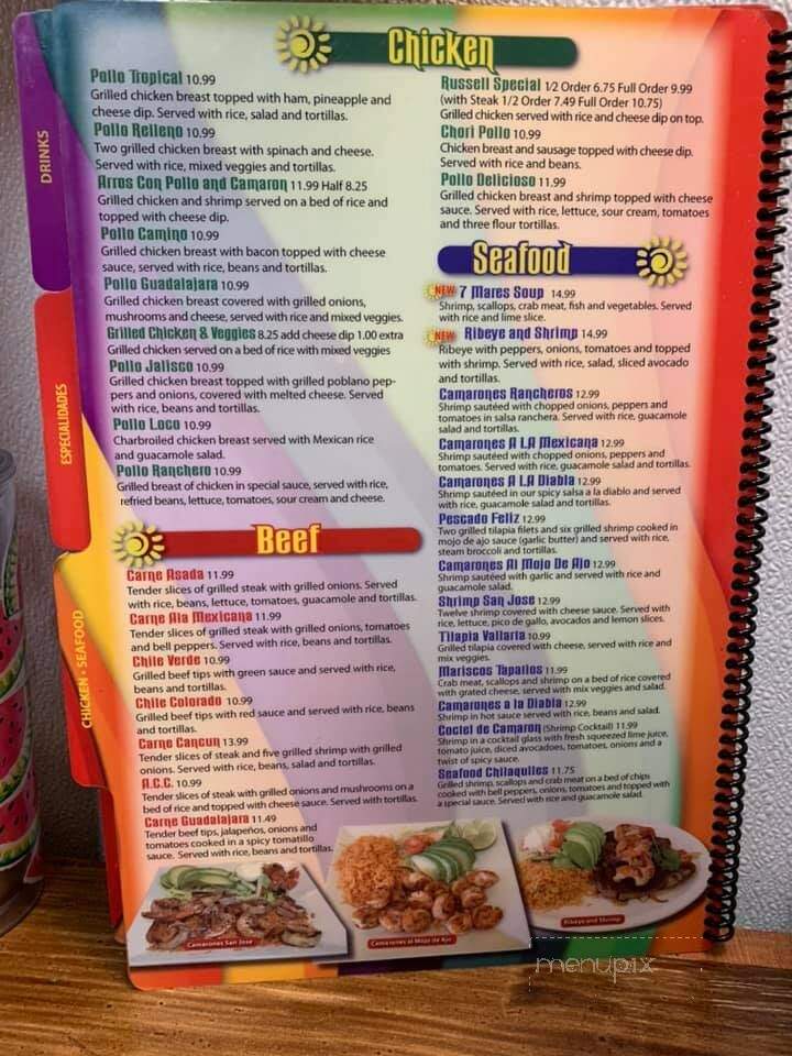 El Guadalajara - Russell Springs, KY menu_pic