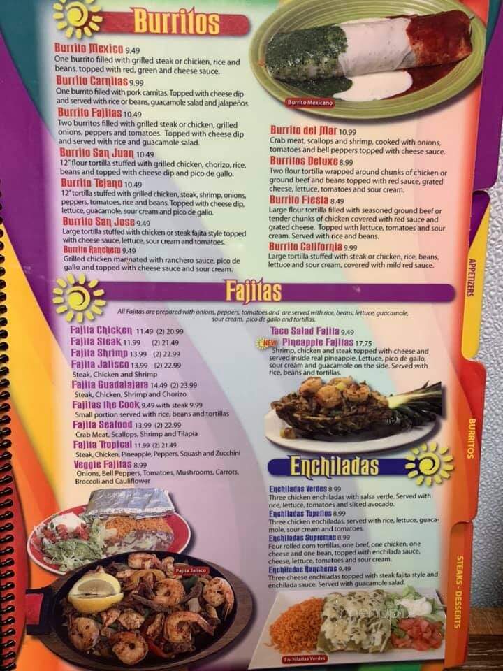 El Guadalajara - Russell Springs, KY menu_pic