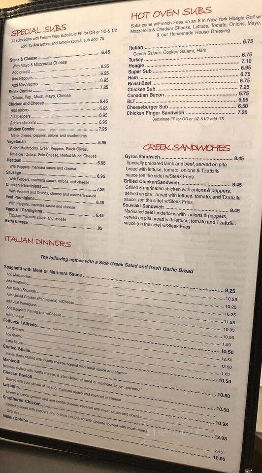 Demeter's - Woodruff, SC menu_pic
