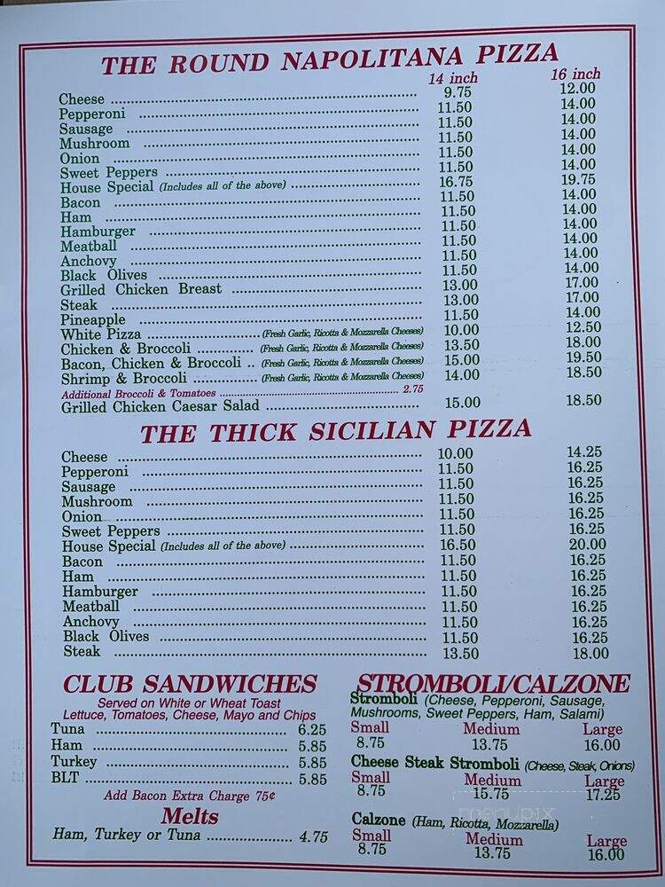 Schiano Pizza Ice Cream & More - Herndon, PA