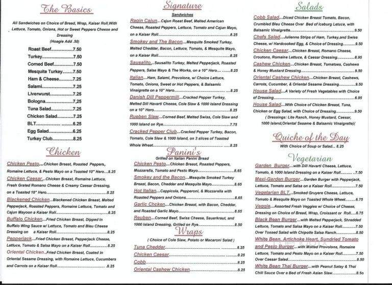 Mountainhome Deli & Gen Store - Mountainhome, PA menu_pic