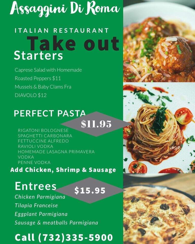 Assaggini Di Roma - Hazlet, NJ menu_pic