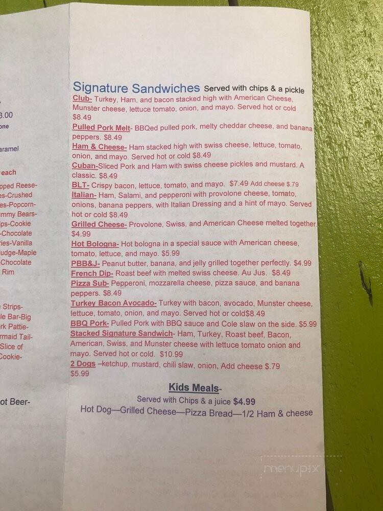 Stacked Shake and Sandwich - St Albans, WV menu_pic