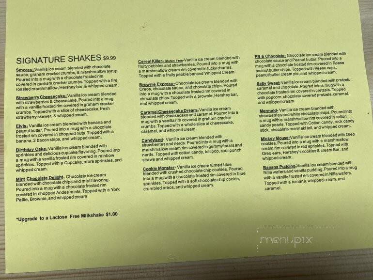 Stacked Shake and Sandwich - St Albans, WV menu_pic