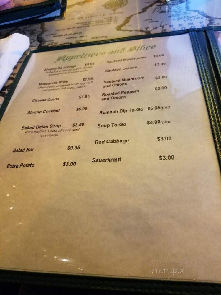Bavarian Inn Supper Club - Lena, WI menu_pic