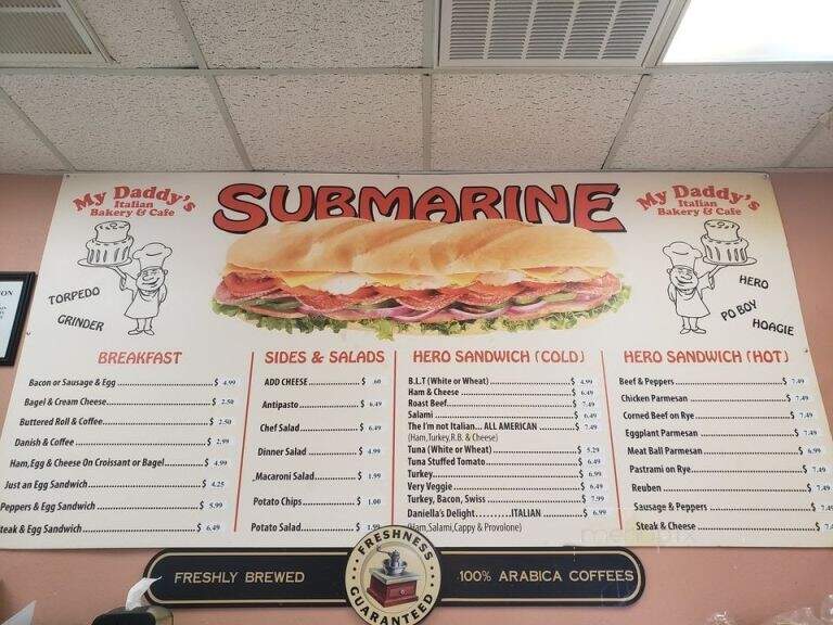 My Daddy's Bakery & Cafe - Surprise, AZ menu_pic