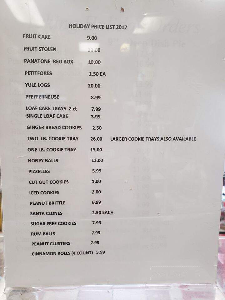 My Daddy's Bakery & Cafe - Surprise, AZ menu_pic