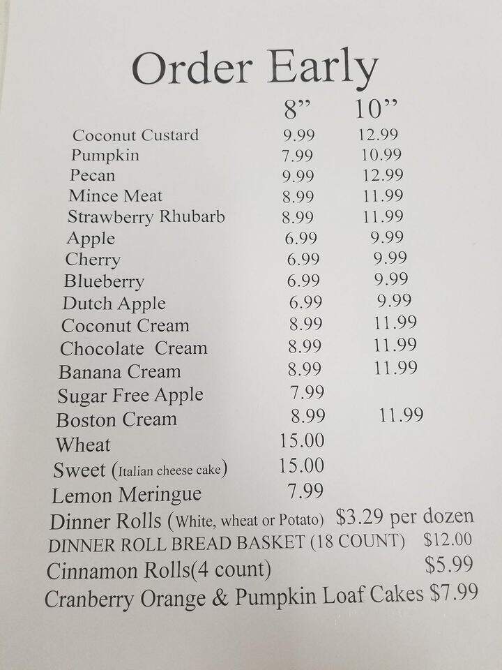 My Daddy's Bakery & Cafe - Surprise, AZ menu_pic