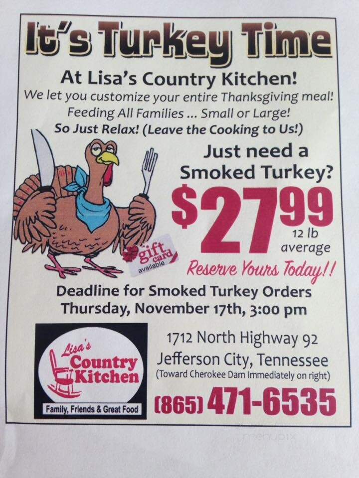 Lisa's Country Kitchen - Jefferson City, TN