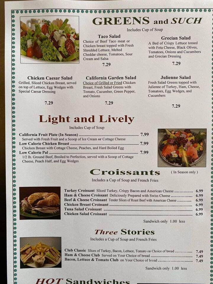 Maple Pancake House - Sterling, IL menu_pic