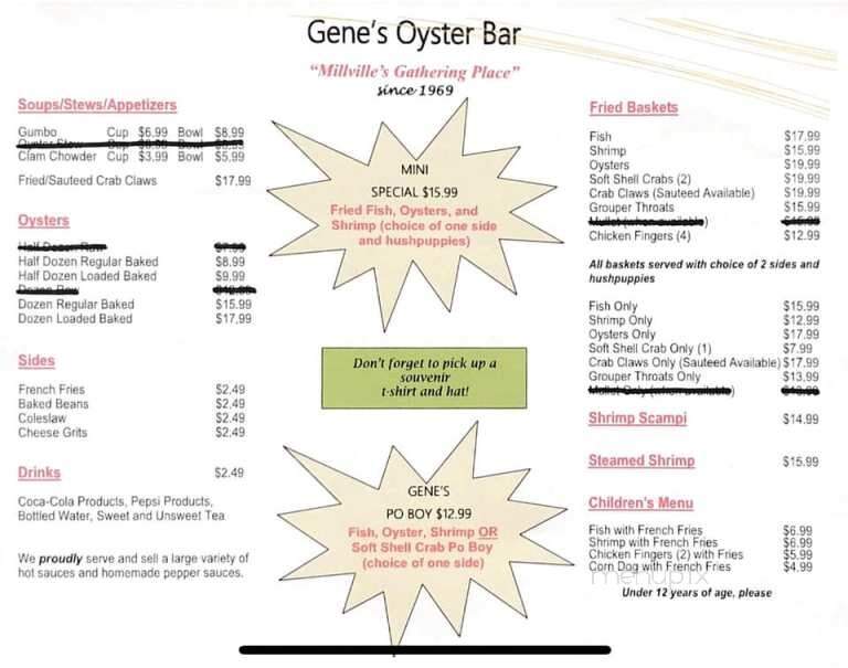 Gene's Oyster Bar - Panama City, FL