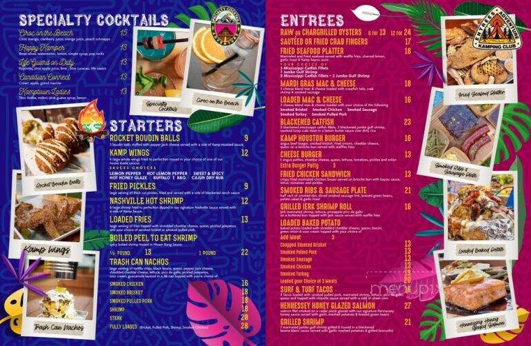 Kamp Houston - Houston, TX menu_pic