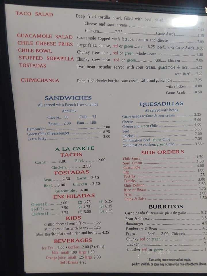 Tony's - Truth or Consequences, NM