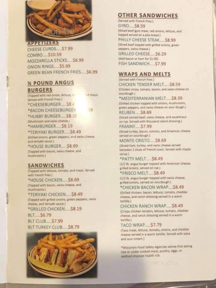 Richland Family Restaurant - Richland Center, WI menu_pic