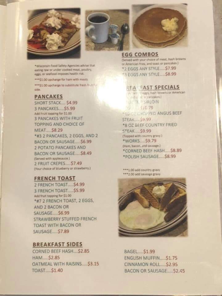 Richland Family Restaurant - Richland Center, WI menu_pic