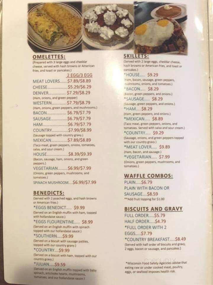 Richland Family Restaurant - Richland Center, WI menu_pic