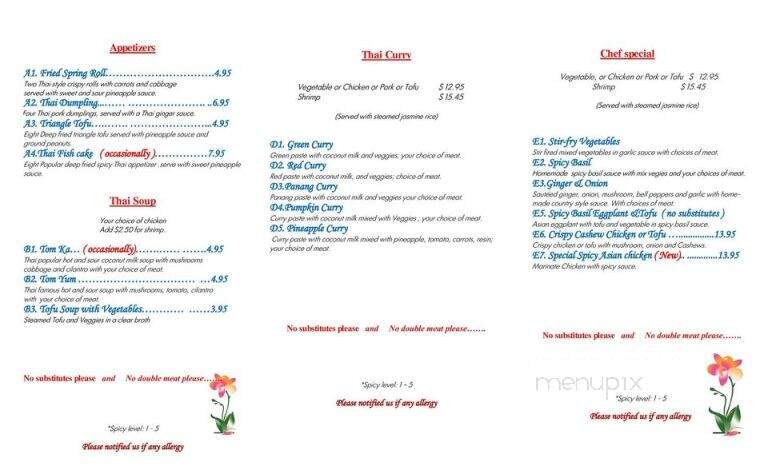 Thai Suan Thip - Cecil , PA menu_pic