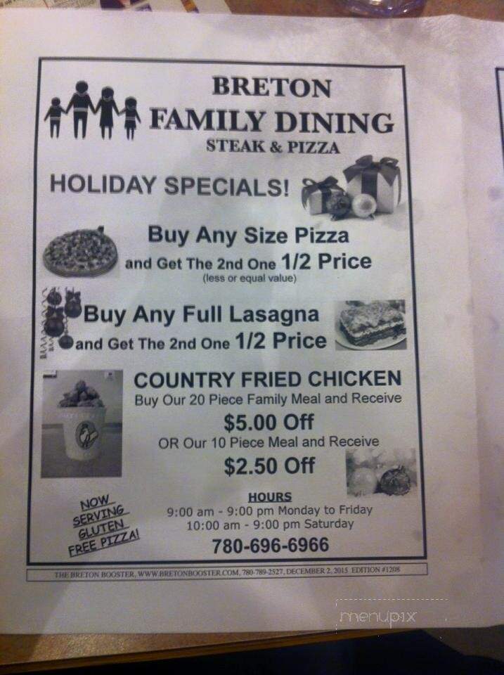 Breton Family Dining - Breton, AB