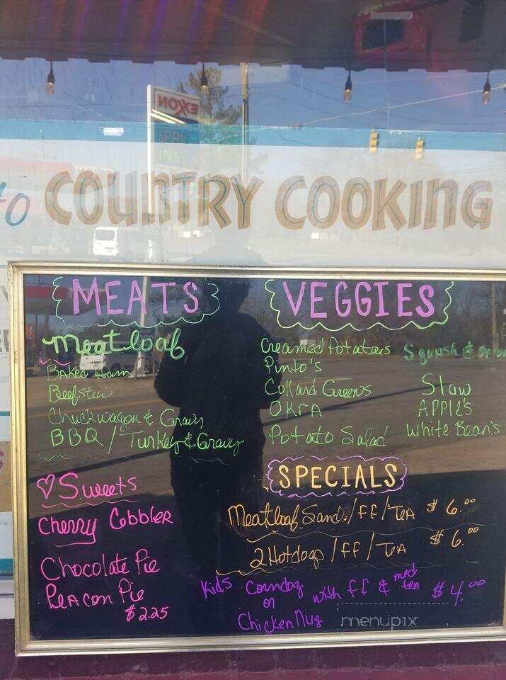 Railroad Cafe - Eden, NC menu_pic