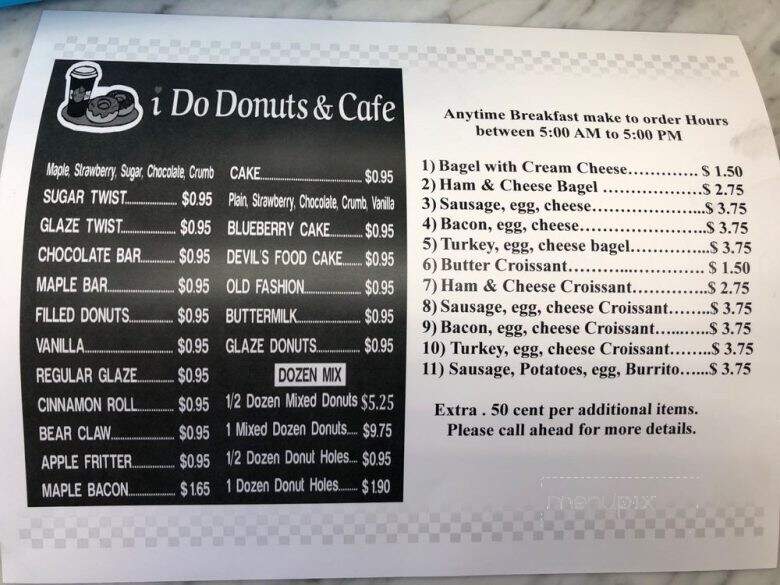 Ray's Donuts - Jonesboro, GA menu_pic